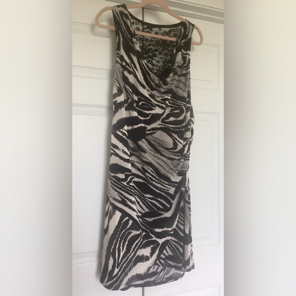 Bison Bisou Empire Zebra Print Dress - Picture 2 of 6